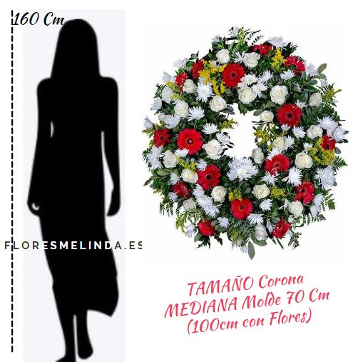 Corona de Flores LA PAZ para funeral tanatorio cementerio entierro Corona de Flores LA PAZ para funeral tanatorio cementerio entierro