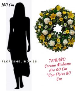 Corona de flores para difunto VELORIO