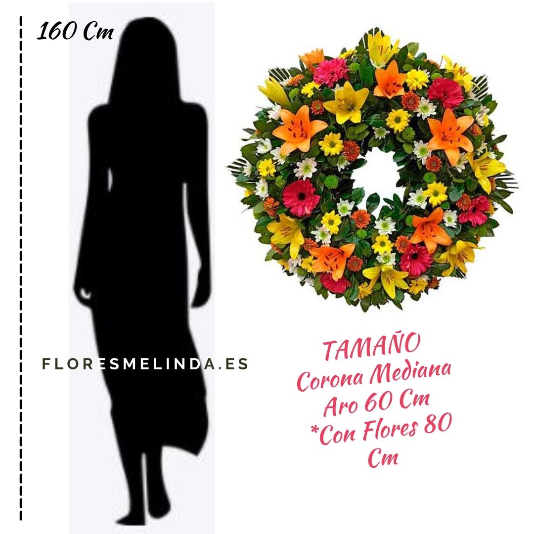 Corona de flores para difuntos PRIMAVERA precio Corona de flores para difuntos PRIMAVERA precio