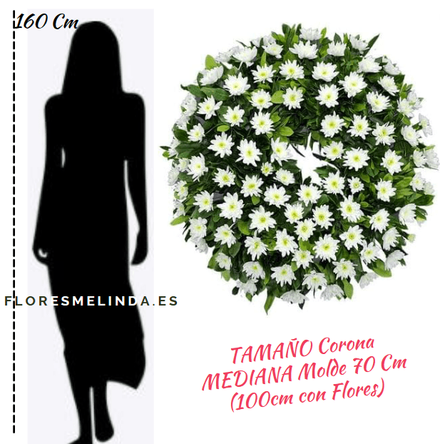 Corona fúnebre de margaritas para funeral, tanatorio y entierro.jpg Corona fúnebre de margaritas para funeral, tanatorio y entierro.jpg