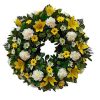 corona de flores para difuntos velorio