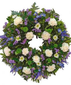 corona funeraria floral precio