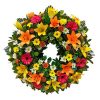 corona funeraria para difuntos PRIMAVERA