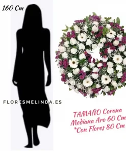 Corona de flores funeral MAJADAHONDA precios