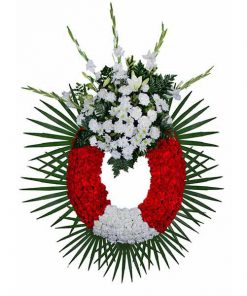 corona de flores tanatorio M30