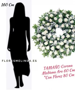 Corona-de-Rosas-Blancas-para-Funeral-Madrid-Moderna-precio