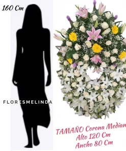 Corona de flores para difuntos LUJO