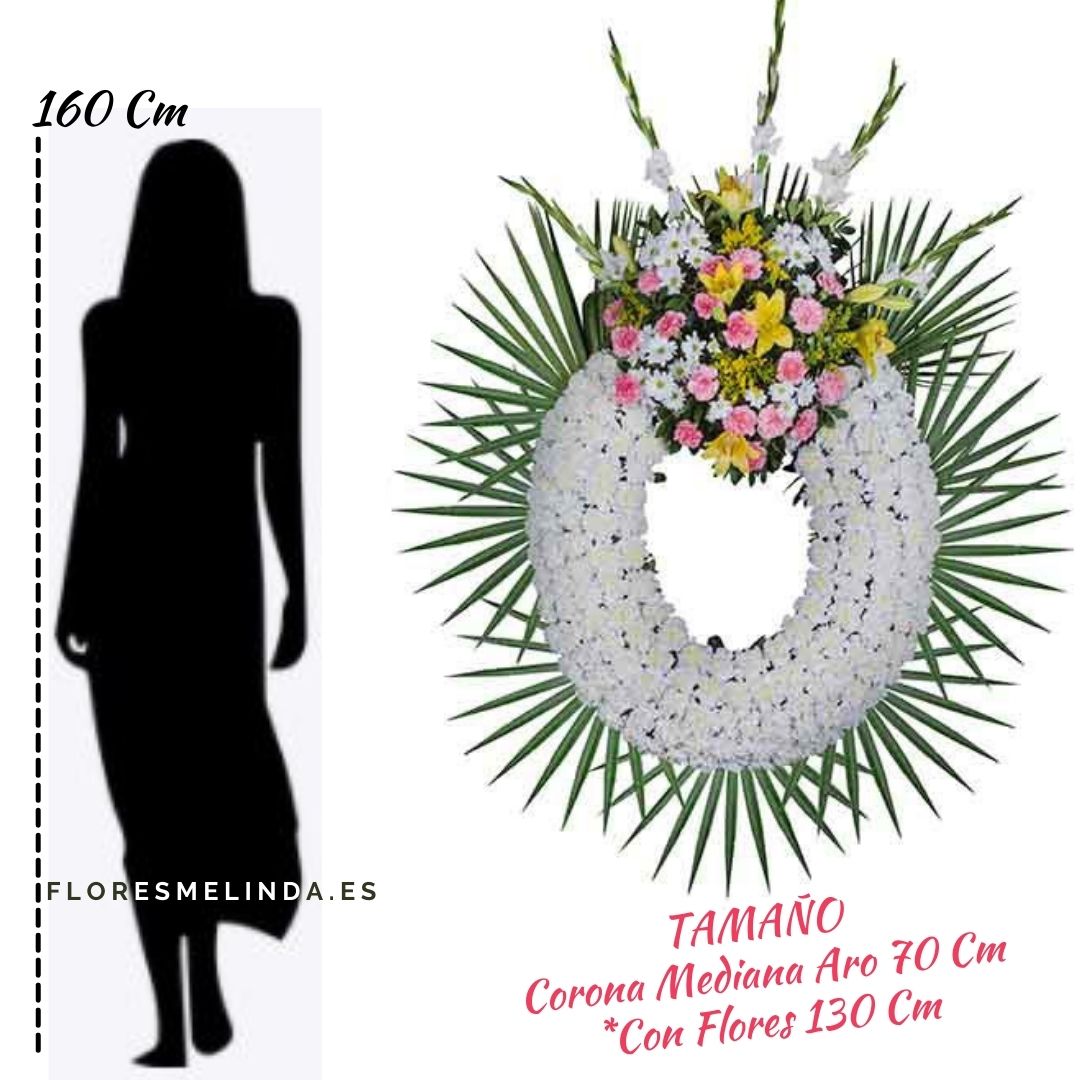 Corona de flores para difuntos MADRID precio Corona de flores para difuntos MADRID precio