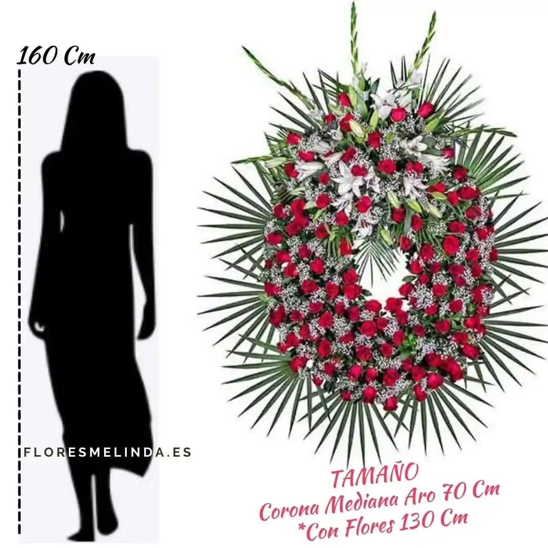 Corona de rosas para tanatorios en Madrid SUR Corona de rosas para tanatorios en Madrid SUR