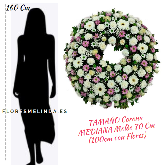 Corona funeraria DUELO flores tanatorio Madrid Corona funeraria DUELO flores tanatorio Madrid