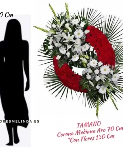 corona de flores para difuntos Fuencarral precio