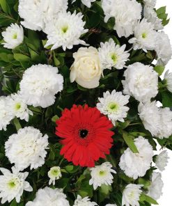 corona de flores para funerales ELEGANTE