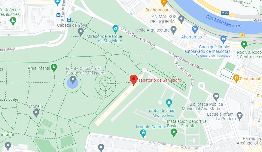 tanatorio san isidro cómo llegar