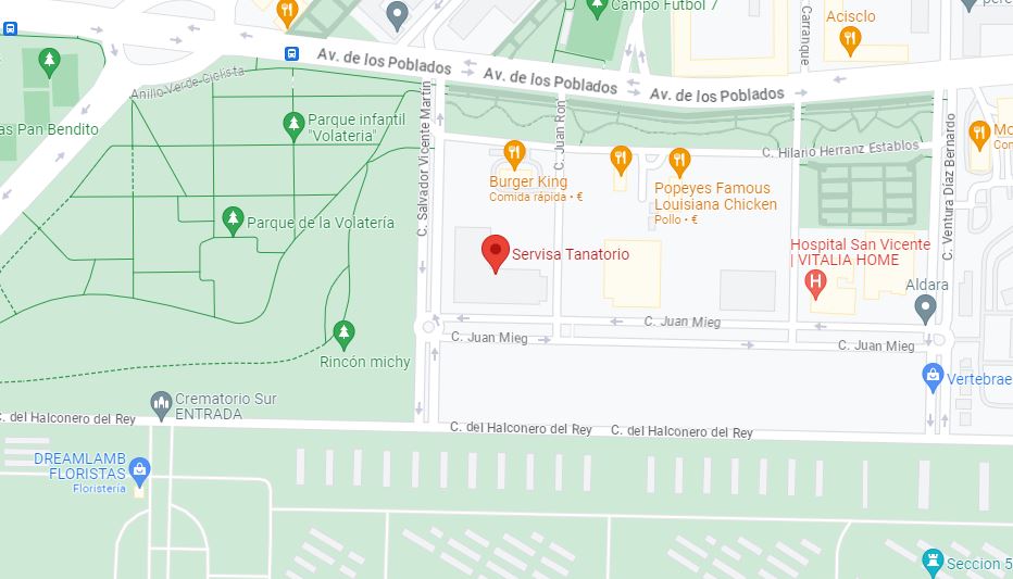 tanatorio servisa
